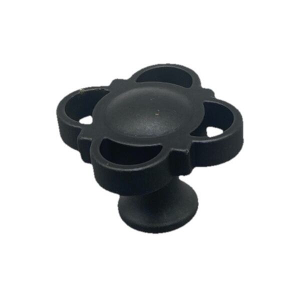 1-1/4” Quatrefoil Knob/soft Iron Bouton Lot Of 5 {HH} - Picture 1 of 10